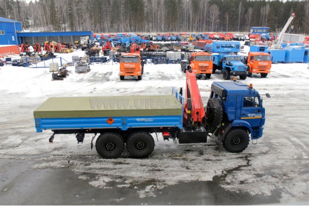 Бортовой автомобиль для ВВ с КМУ PK-23500 УСТ 5453 Камаз 43118
