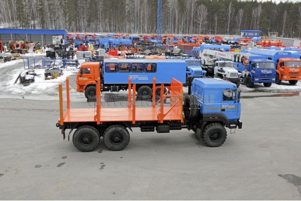 Сортиментовоз УСТ 5453 Урал 4320-4971-82, сп.м