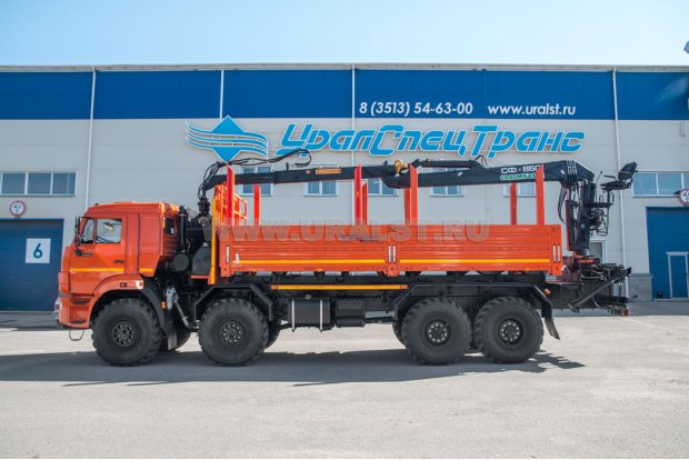 Сортиментовоз Камаз с СФ-85С