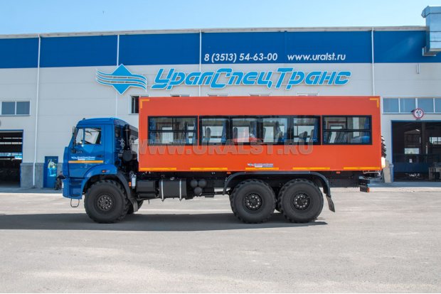 Автобус вахтовый 28 базовый УСТ 5453 Камаз 5350-66(D5) сэндвич