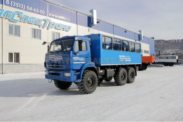 Автобус вахтовый 22+2 лебедка комфорт УСТ 5453 Камаз 5350-66(D5)