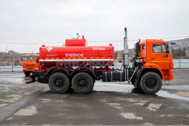 Автоцистерна бензовоз АЦ-10 УСТ 5453 Камаз 43118-50, доработка под ДОПОГ