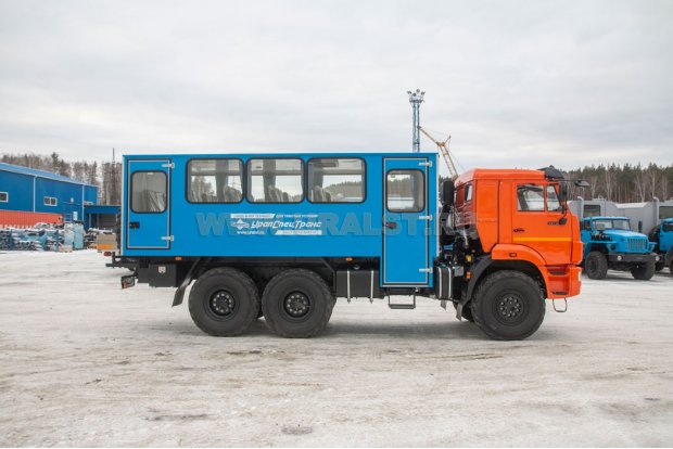 Автобус вахтовый 22 базовый УСТ 54535 Камаз 43118-50, сп. место