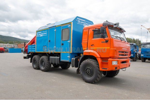 ПАРМ с КМУ ИМ-150N УСТ 5453 Камаз 43118-50 сп.м