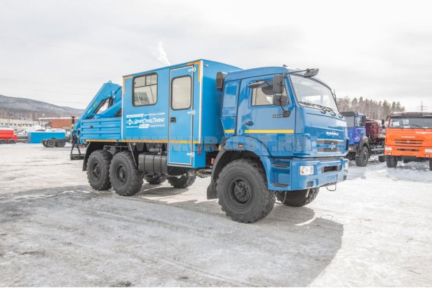 Автобус грузопассажирский ГПА УСТ 54535Р-51 (10+2) ИМ 95 Камаз 43118-50