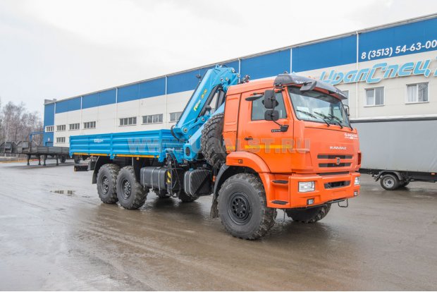 Автомобиль бортовой с КМУ ИМ-240 УСТ 54531J-03 Камаз 43118-50 сп.м