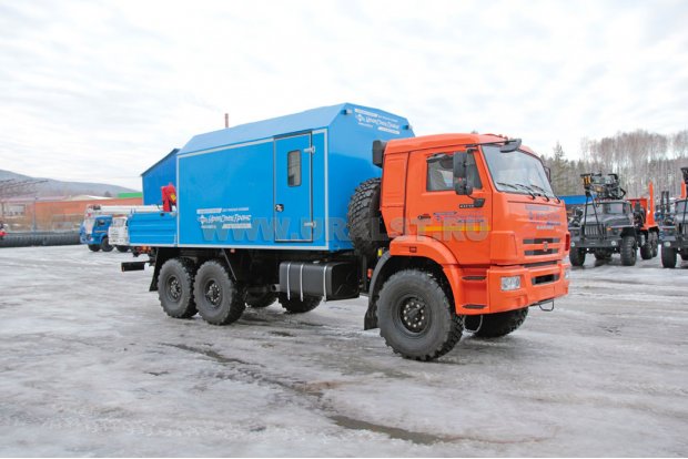 ТБМ с КМУ ИМ-20 УСТ 5453 Камаз 43118