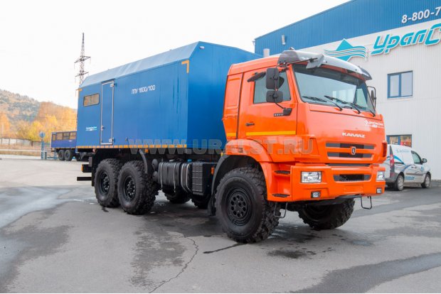 Паровая промысловая установка  ППУА 1600/100 УСТ 5453 Камаз 43118 сп.м. насос Kopper Pumps PL-60
