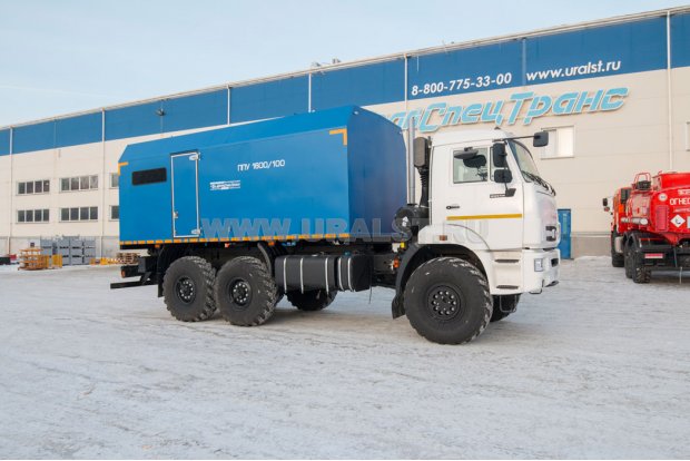 Паровая промысловая установка ППУА 1600/100 УСТ 5453 Камаз 43118 насос Kopper Pumps