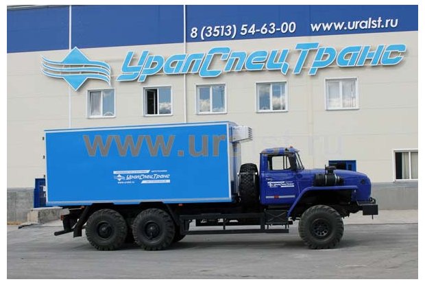 Изотермический фургон с КУ УСТ 5453 Урал 4320-1951-60