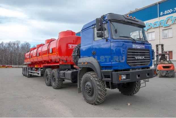 Полуприцеп цистерна ППЦ 40П-31Д-4Н BPW УСТ 9465 прямая рама 5 мм ССУ 1350