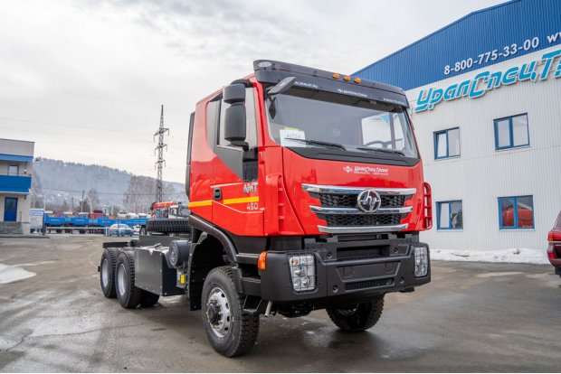 Шасси АМТ N.V. 632910 (6х6) шины 315/80R22.5 для изготовления спецтехники