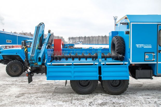 МРМ с КМУ ИМ-150N (бур 360мм) УСТ 5453 Урал 4320-1951-72