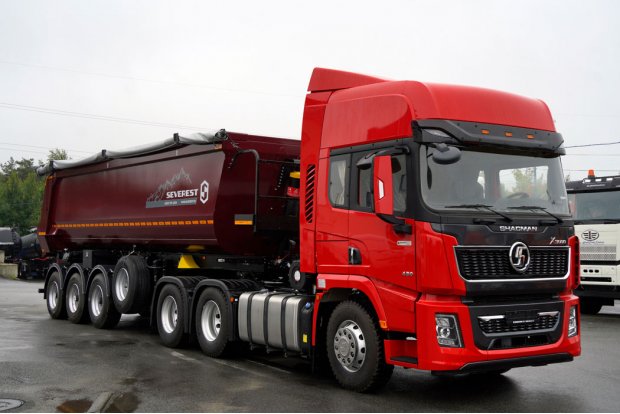 Седельный тягач SHACMAN (ШАКМАН) SX42584V324+ППС 34-32Л BPW SEVEREST 