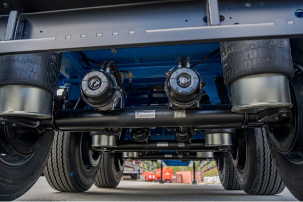 Пневматическая подвеска полуприцепа