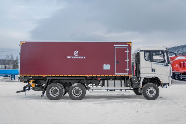 Автофургон ВВ SHACMAN SX32586V385