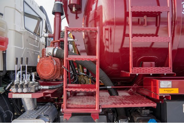 Лестница в транспортном положении