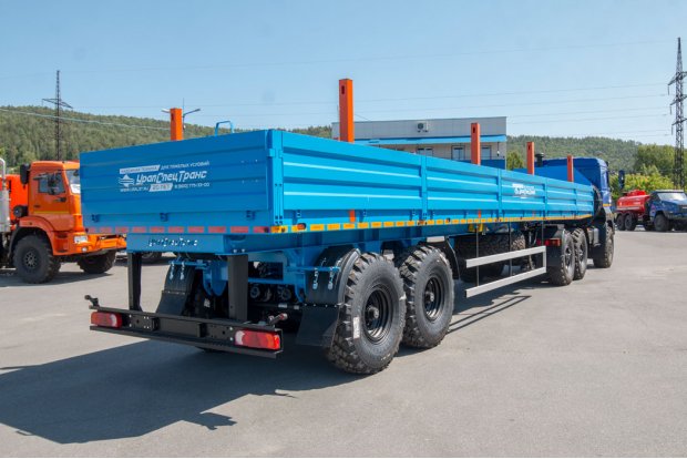 Полуприцеп бортовой ППБ 20Б-21-12К-03 УСТ 9465 ССУ 1500