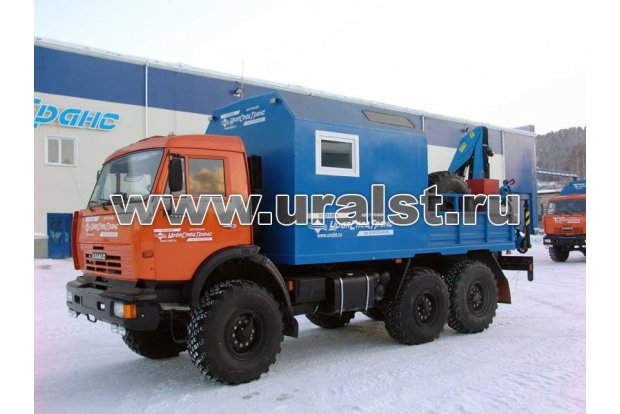 АРОК с КМУ ИМ-55 УСТ Камаз 5350-66(D5)