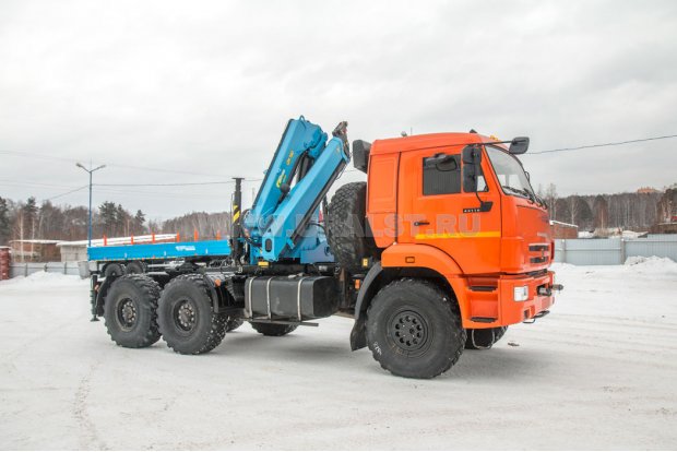 Седельный тягач Камаз 43118-46 (53504, 44108) с КМУ ИМ-180