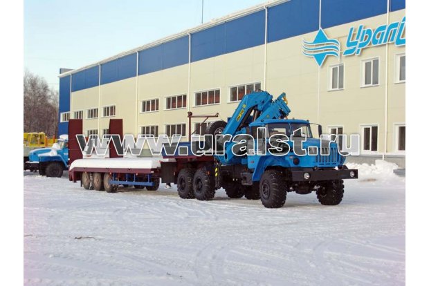 Седельный тягач с КМУ ИМ-240 УСТ 5453 Урал 4320-1951-60