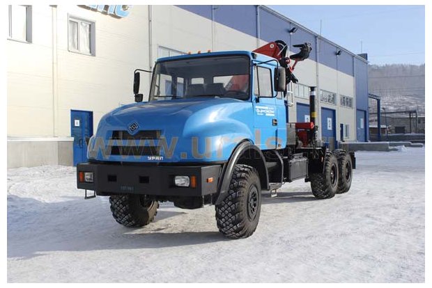 Седельный тягач с КМУ PK-23500А УСТ 5453 Урал 4320-58