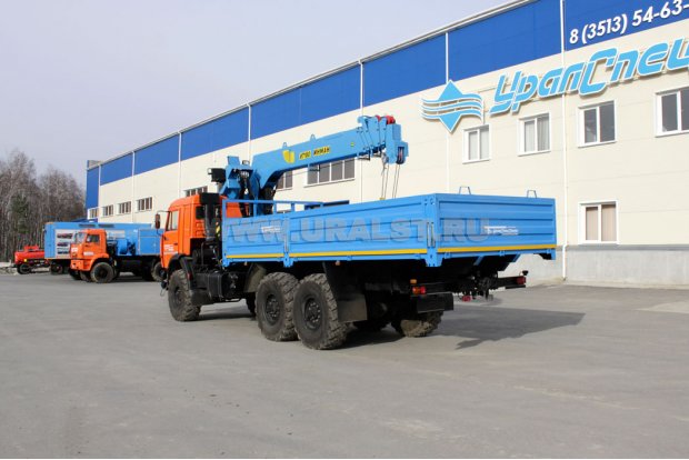 Бортовой с КМУ ИТ-180 (тросовый) УСТ 5453 Камаз 43118-10