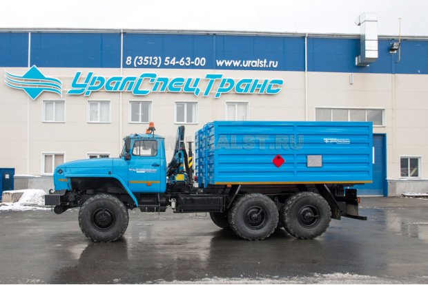 Автомобиль бортовой Урал 4320-73М с КМУ ИМ-25