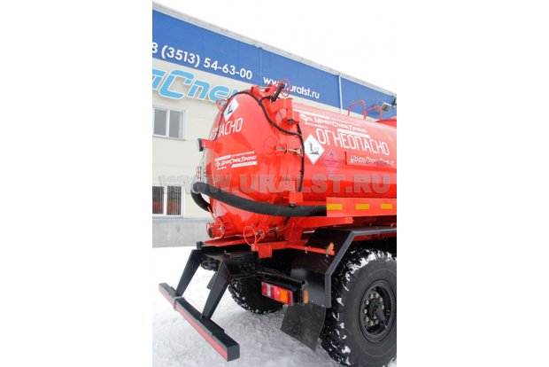 Автоцистерна вакуумная для нефтепродуктов АКН-9-ОД PNR УСТ 5453 Камаз 43118 (Cummins) сп.м., доработка под ДОПОГ