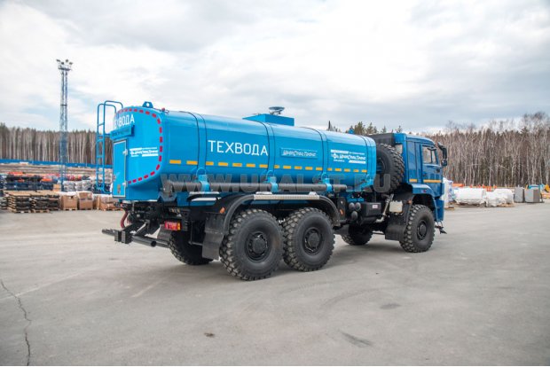 Автоцистерна для технической воды АЦВ-15 УСТ 5453 Камаз 65224-53