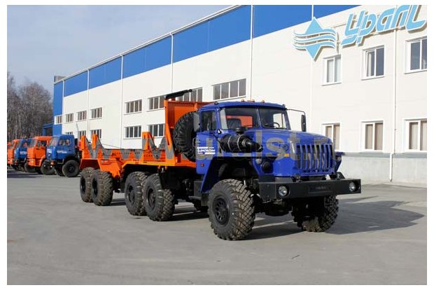 Трубоплетевозный автопоезд