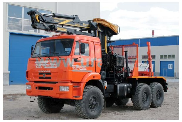 Лесовоз с ГМ ОМТЛ-97 Камаз 43118