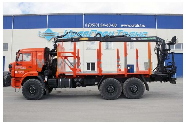 Сортиментовоз с СФ-62С Камаз 43118RB