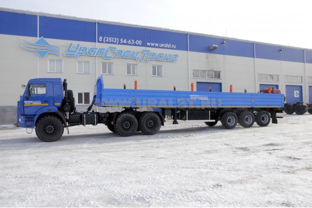 Полуприцеп бортовой ППБ 35-31-12К УСТ на Еврошине