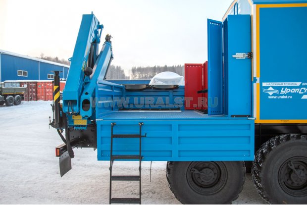 Маслостанция с КМУ ИМ-95 УСТ 5453 Урал-5557-82Е5, сп.м
