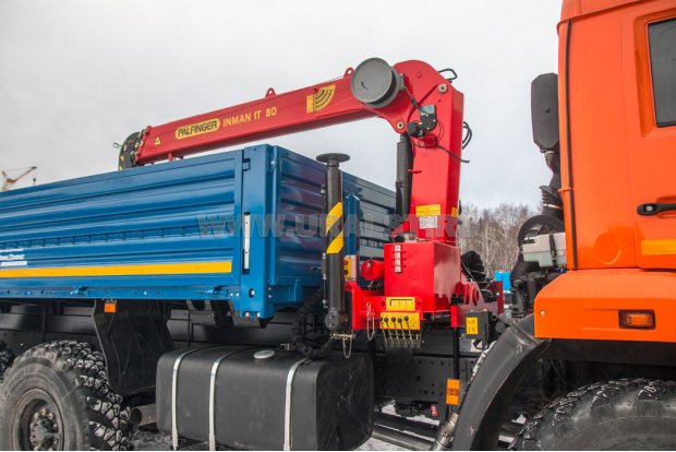 Бортовой с КМУ ИТ-80 (тросовый) УСТ 5453 Камаз 43118