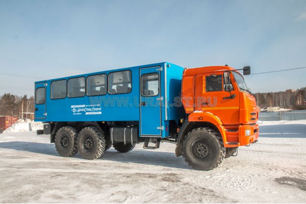 Автобус вахтовый 28 базовая УСТ 54535 Камаз 43118-50, сп. место
