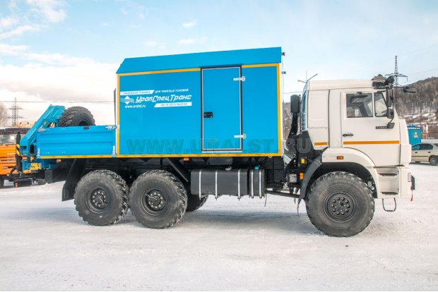 ПАРМ с КМУ ИМ-55 УСТ 5453 Камаз 43118-50