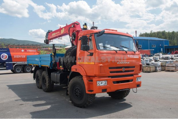 Бортовой с КМУ ИТ-180 (тросовый) УСТ 5453 Камаз 43118 5м