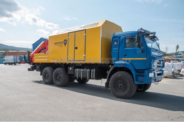 ПАРМ с КМУ PK-15500А УСТ 5453 Камаз 43118