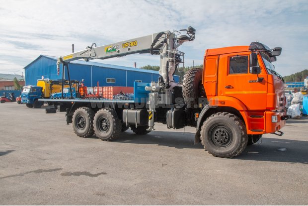 Агрегат АТЭ-6 с КМУ ИФ-300 УСТ 54531 Камаз 43118