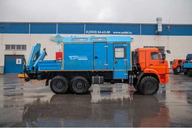 ПАРМ с КМУ ИМ-150 УСТ 5453 Камаз 43118