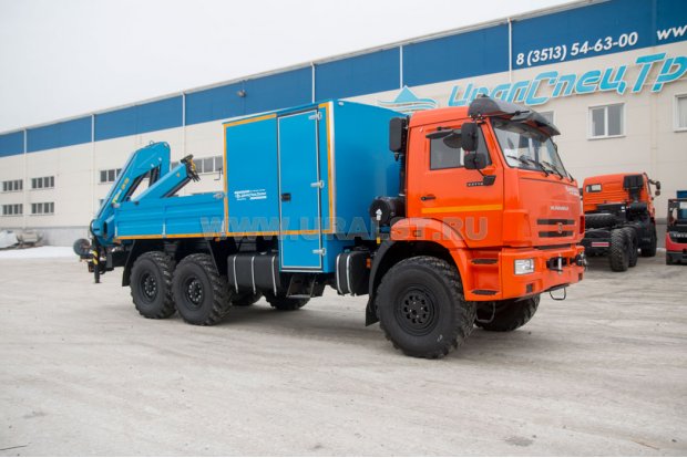 ГПА 6+2 откр. с КМУ ИМ-150 УСТ 5453 Камаз 43118-50
