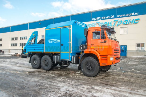 АРОК с КМУ ИМ-55 УСТ 5453 Камаз 43118-3027-50