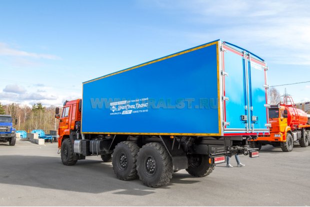 Изотермический фургон с КУ УСТ 54535В Камаз 43118-50 сп. м.