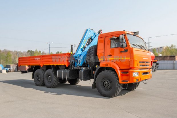 Бортовой автомобиль с КМУ ИМ-180 УСТ 5453 Камаз 43118