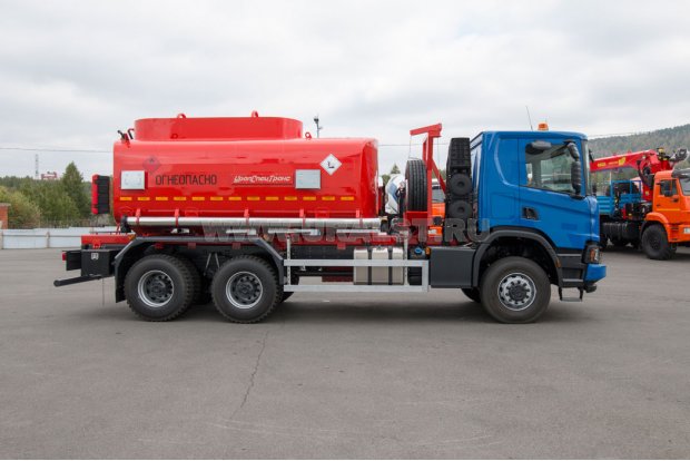 Автотопливозаправщик  АТЗ-15-2 SCANIA CP 380 B6x6HZ
