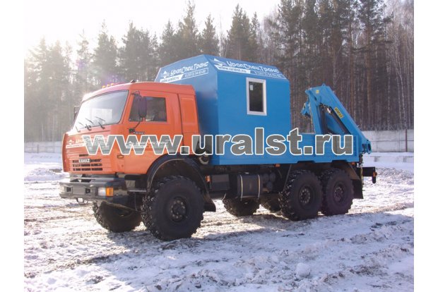 ТБМ с КМУ ИМ-95 УСТ 5453 Камаз 43118