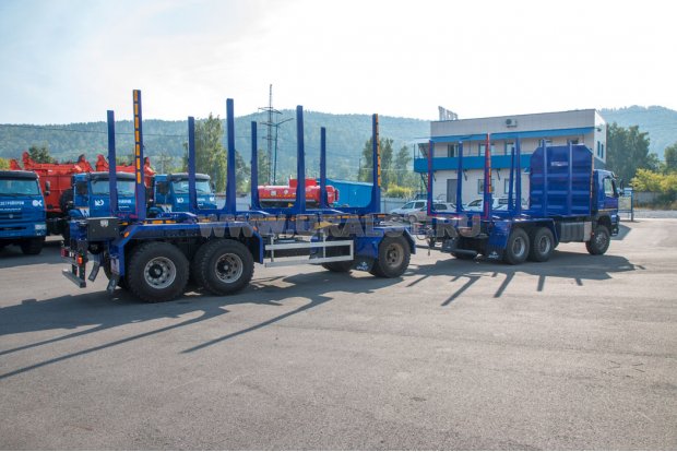 Сортиментовоз VOLVO FM-TRUCK + Прицеп-сортиментовоз ПСВ 25-34Д-7 BPW УСТ 94654J