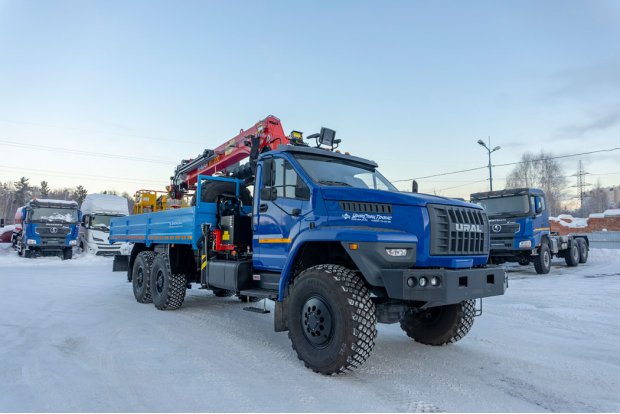 Бортовой с КМУ ИТ-200 (тросовый,люлька, бур) УСТ 5453 Урал NEXT 4320-6951-72